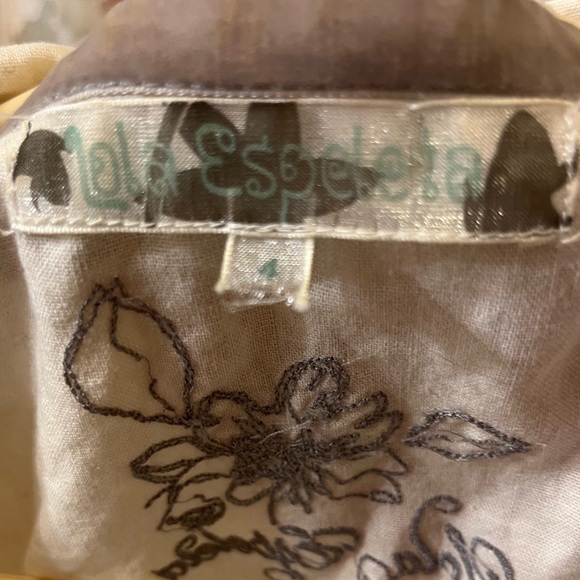 Linen/Cotton Blend Jacket - Picture 4 of 6